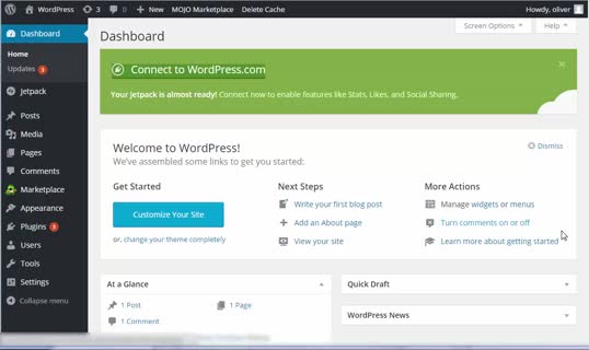 5 - WP Admin Toolbar