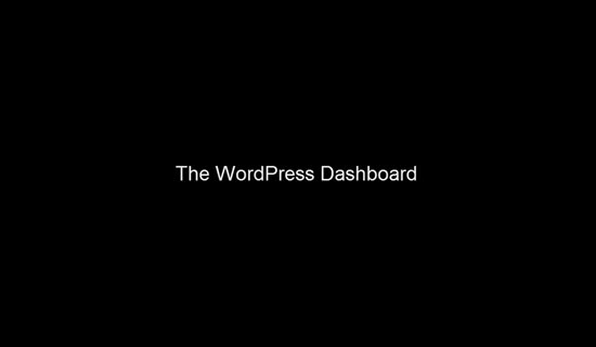 4 - WP Dashboard