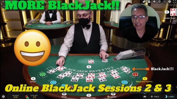 Online BlackJack Sessions 2 & 3 for December 20: It's Hard To Play Today